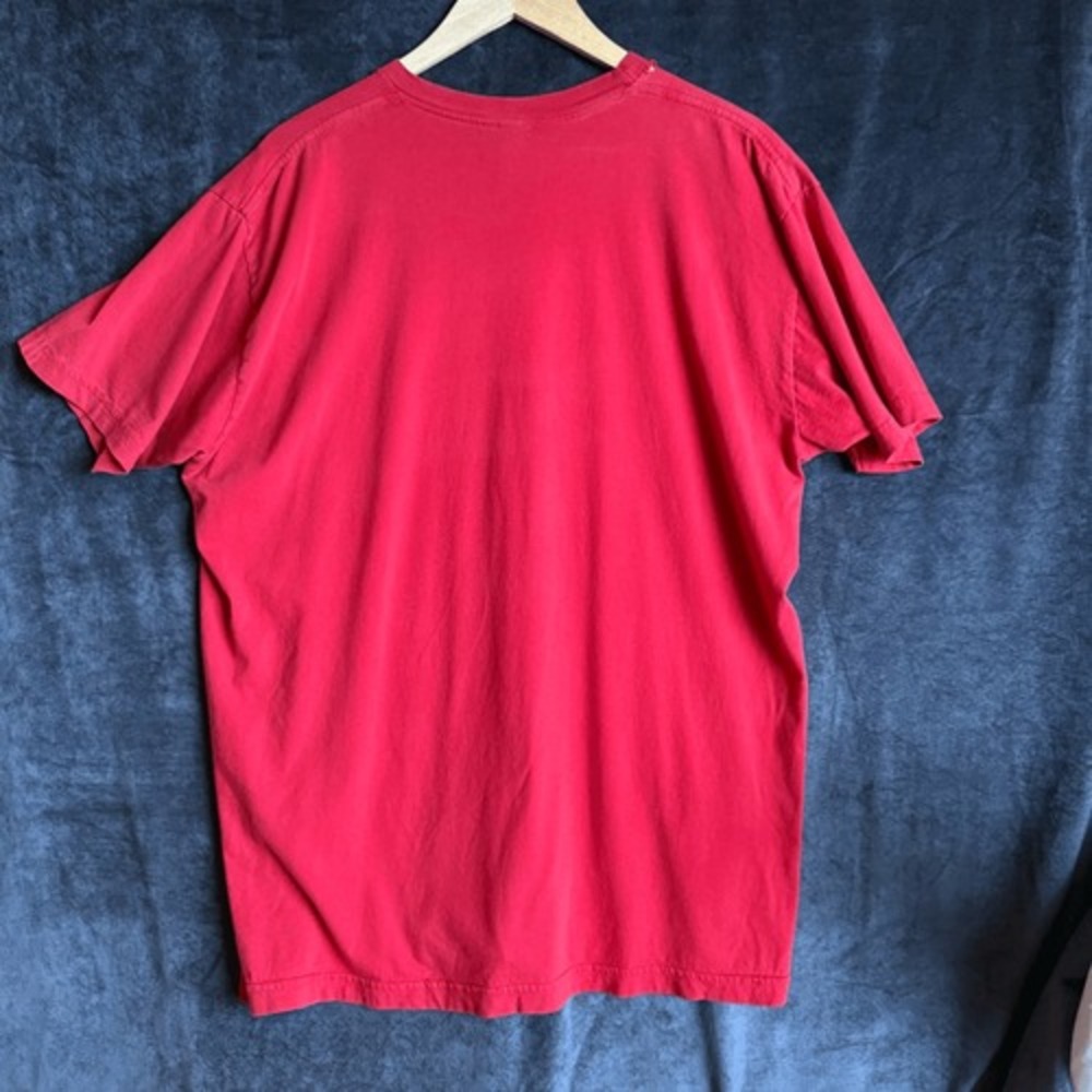 American Apparel Apathy Coalition Tee‎ XL Red Satire Graphic Meme Core USA Shirt - Picture 4 of 12
